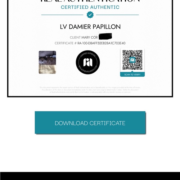 LV Damier Papillon 26 - Picture 13 of 13